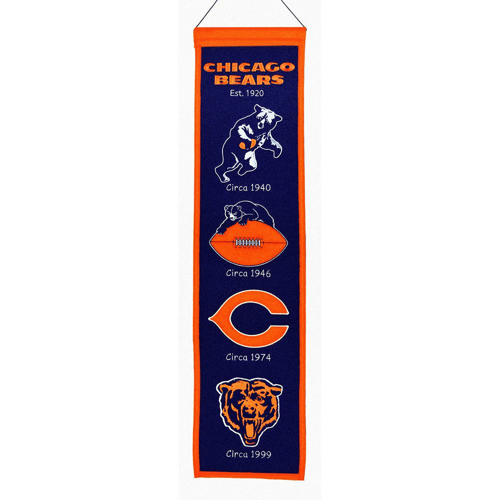 Chicago Bears NFL Heritage Banner (8x32)