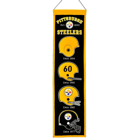 Pittsburgh Steelers NFL Heritage Banner (8x32)