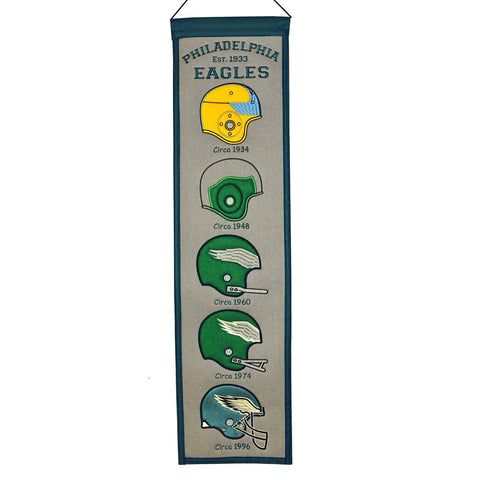 Philadelphia Eagles NFL Heritage Banner (8x32)