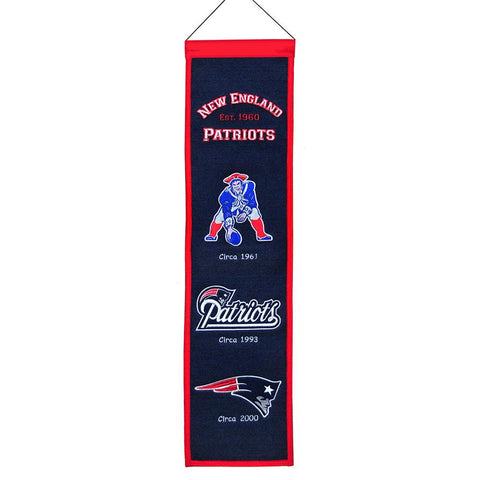 New England Patriots NFL Heritage Banner (8x32)