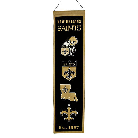 New Orleans Saints NFL Heritage Banner (8x32)