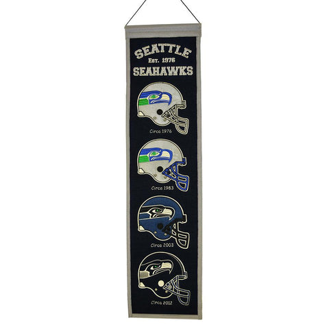 Seattle Seahawks NFL Heritage Banner (8x32)