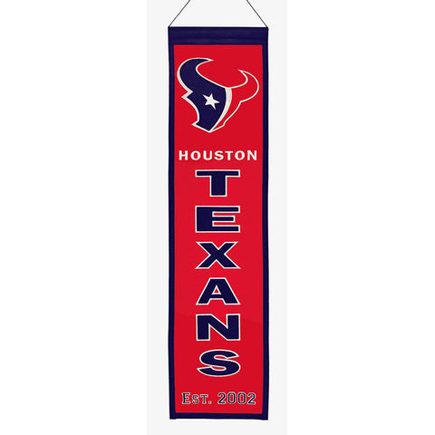 Houston Texans NFL Heritage Banner (8x32)
