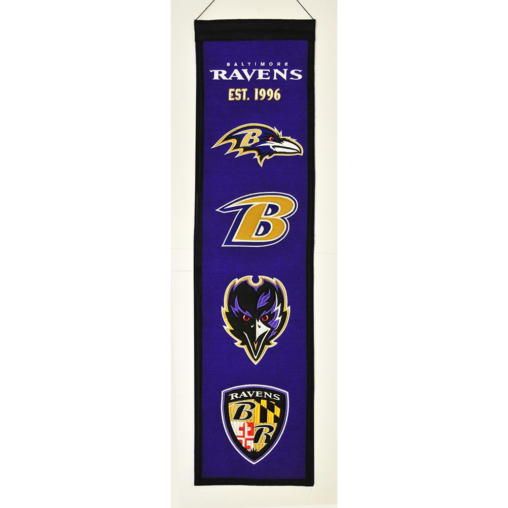 Baltimore Ravens NFL Heritage Banner (8x32)