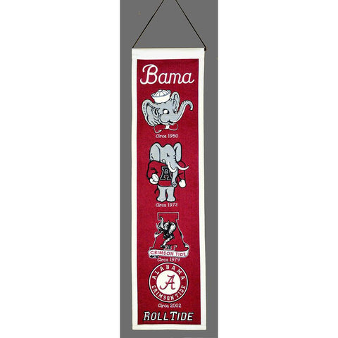 Alabama Crimson Tide NCAA Heritage Banner (8x32)