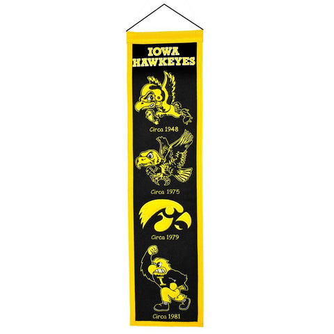 Iowa Hawkeyes NCAA Heritage Banner (8x32)