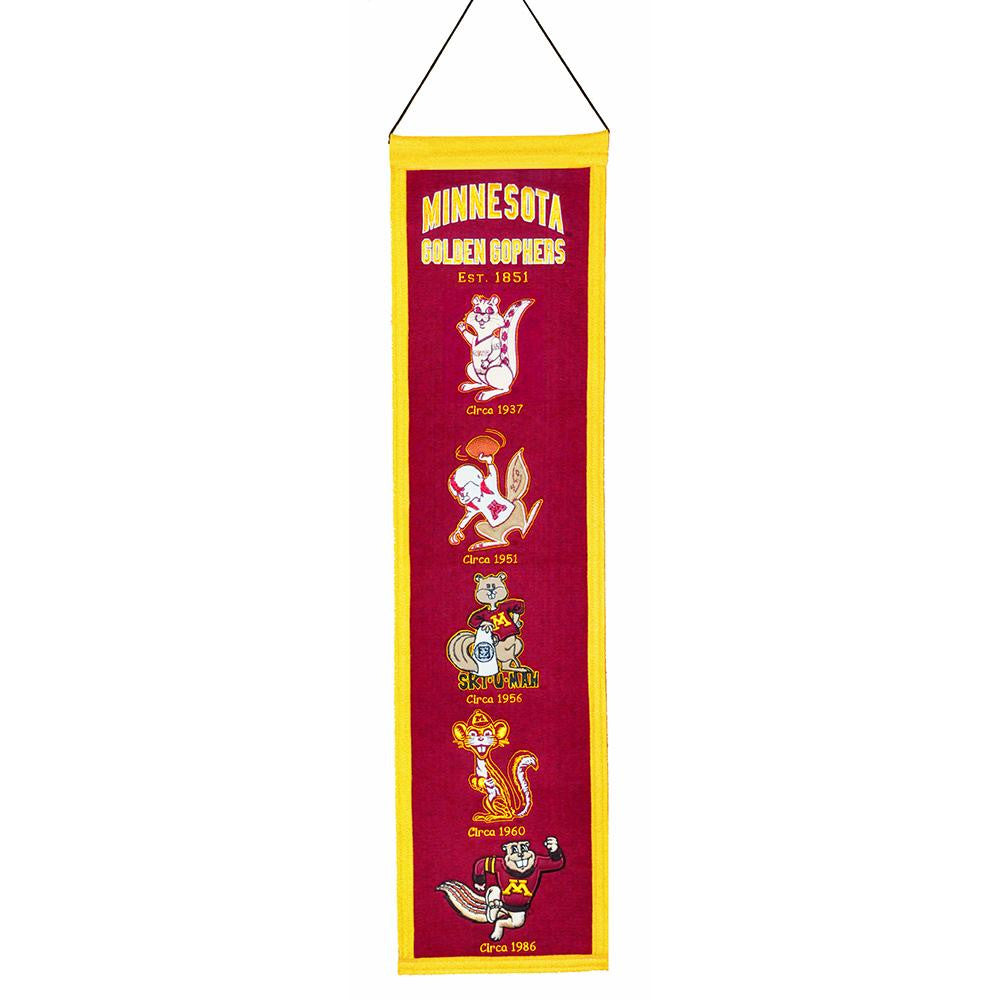 Minnesota Golden Gophers NCAA Heritage Banner (8x32)