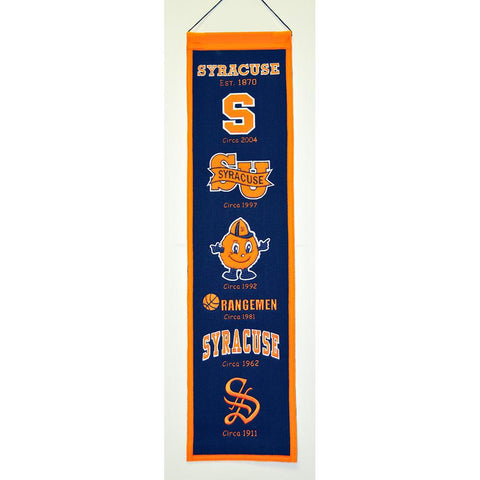 Syracuse Orangemen NCAA Heritage Banner (8x32)