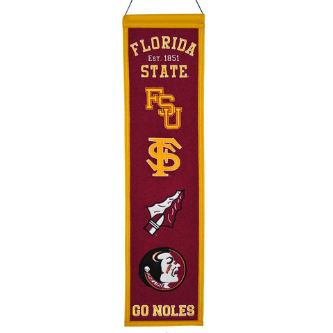 Florida State Seminoles NCAA Heritage Banner (8x32)