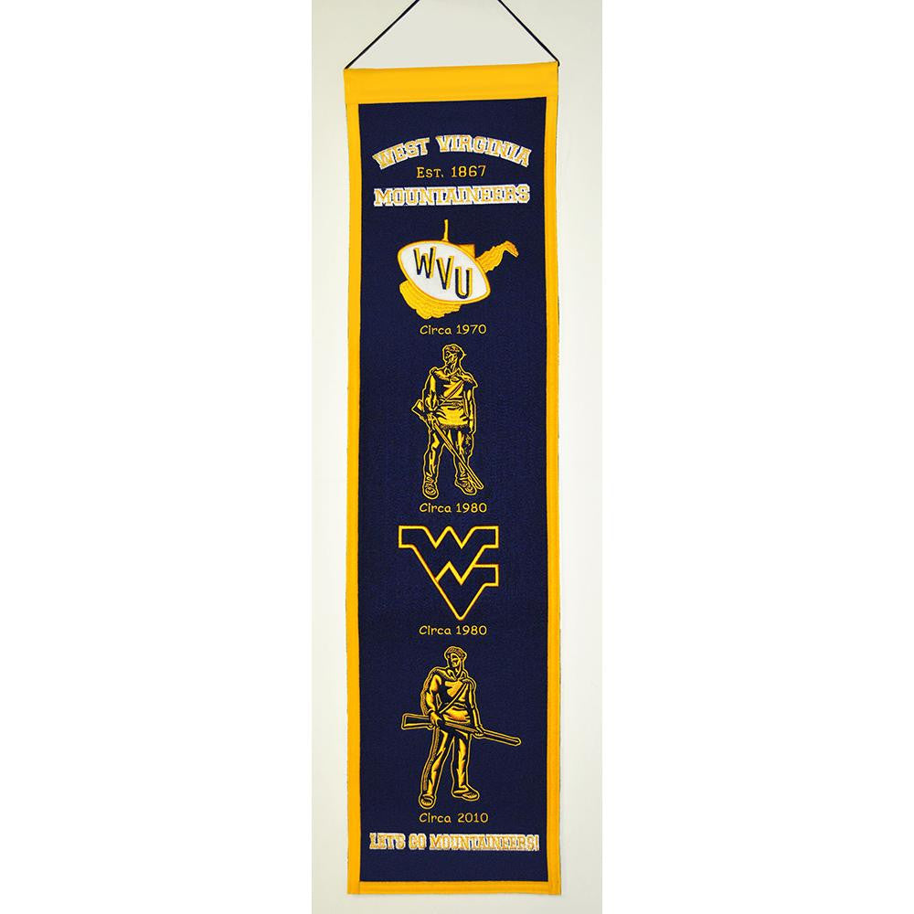 West Virginia Mountaineers NCAA Heritage Banner (8x32)