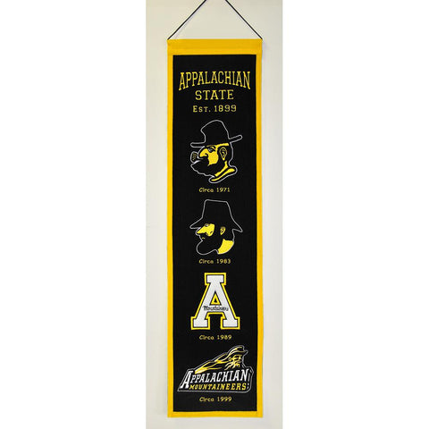 Appalachian State Mountaineers NCAA Heritage Banner (8x32)