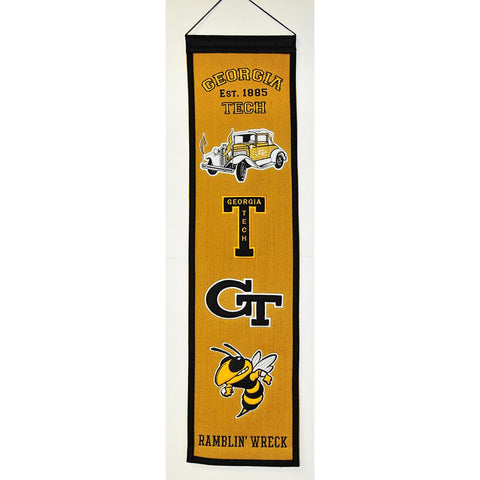 Georgia Tech Yellowjackets NCAA Heritage Banner (8x32)