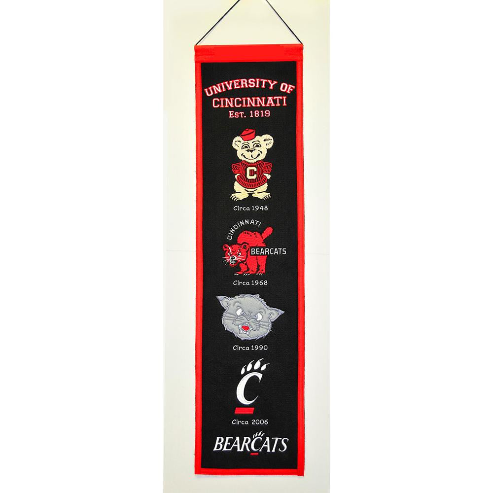 Cincinnati Bearcats NCAA Heritage Banner (8x32)