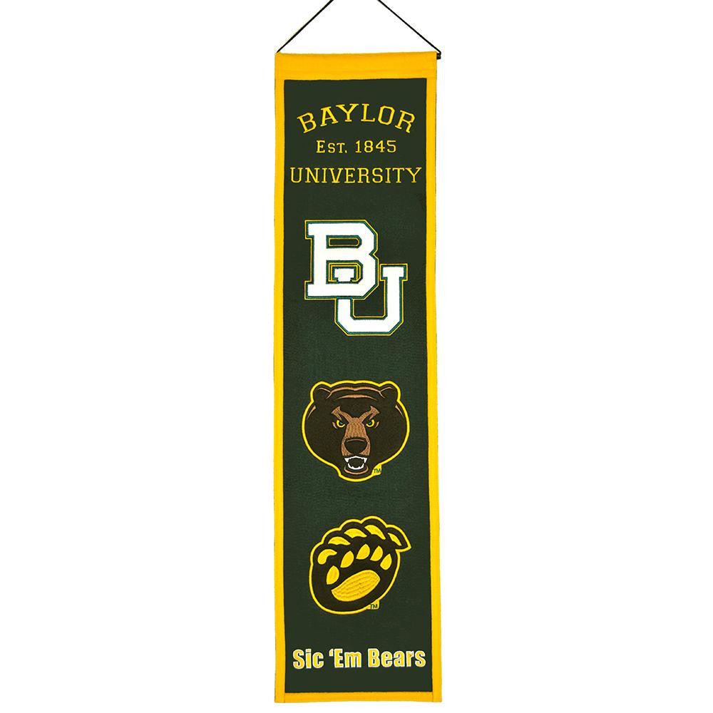 Baylor Bears NCAA Heritage Banner (8x32)