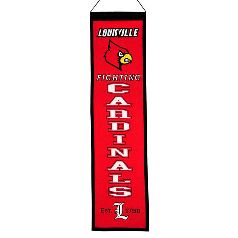 Louisville Cardinals NCAA Heritage Banner (8x32)