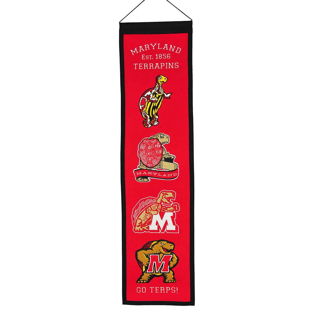 Maryland Terps NCAA Heritage Banner (8x32)