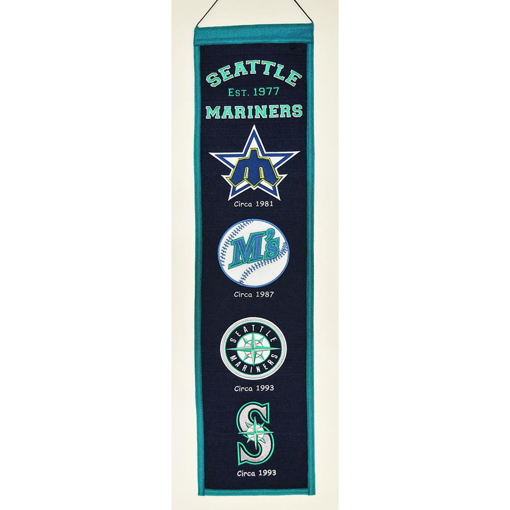 Seattle Mariners MLB Heritage Banner (8x32)