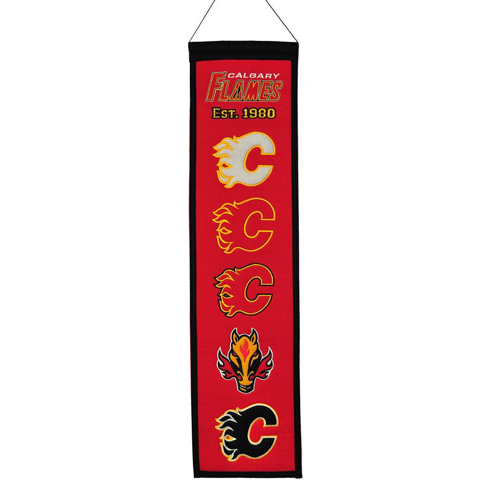 Calgary Flames NHL Heritage Banner (8x32)