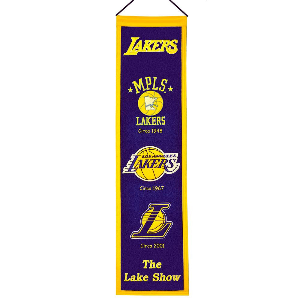 Los Angeles Lakers NBA Heritage Banner (8x32)