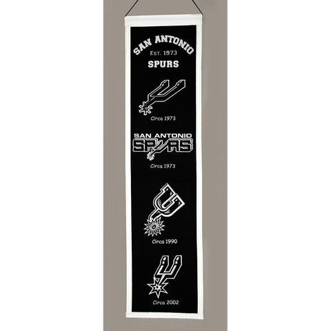 San Antonio Spurs NBA Heritage Banner (8x32)