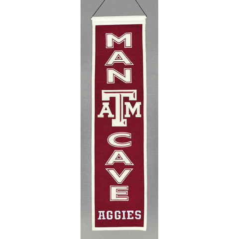 Texas A&M Aggies NCAA Man Cave Vertical Banner (8 x 32)