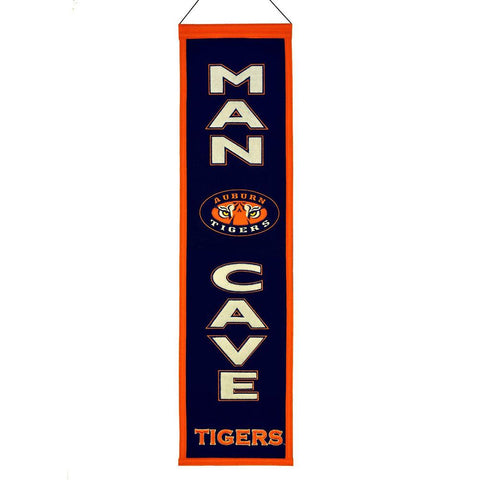 Auburn Tigers NCAA Man Cave Vertical Banner (8 x 32)