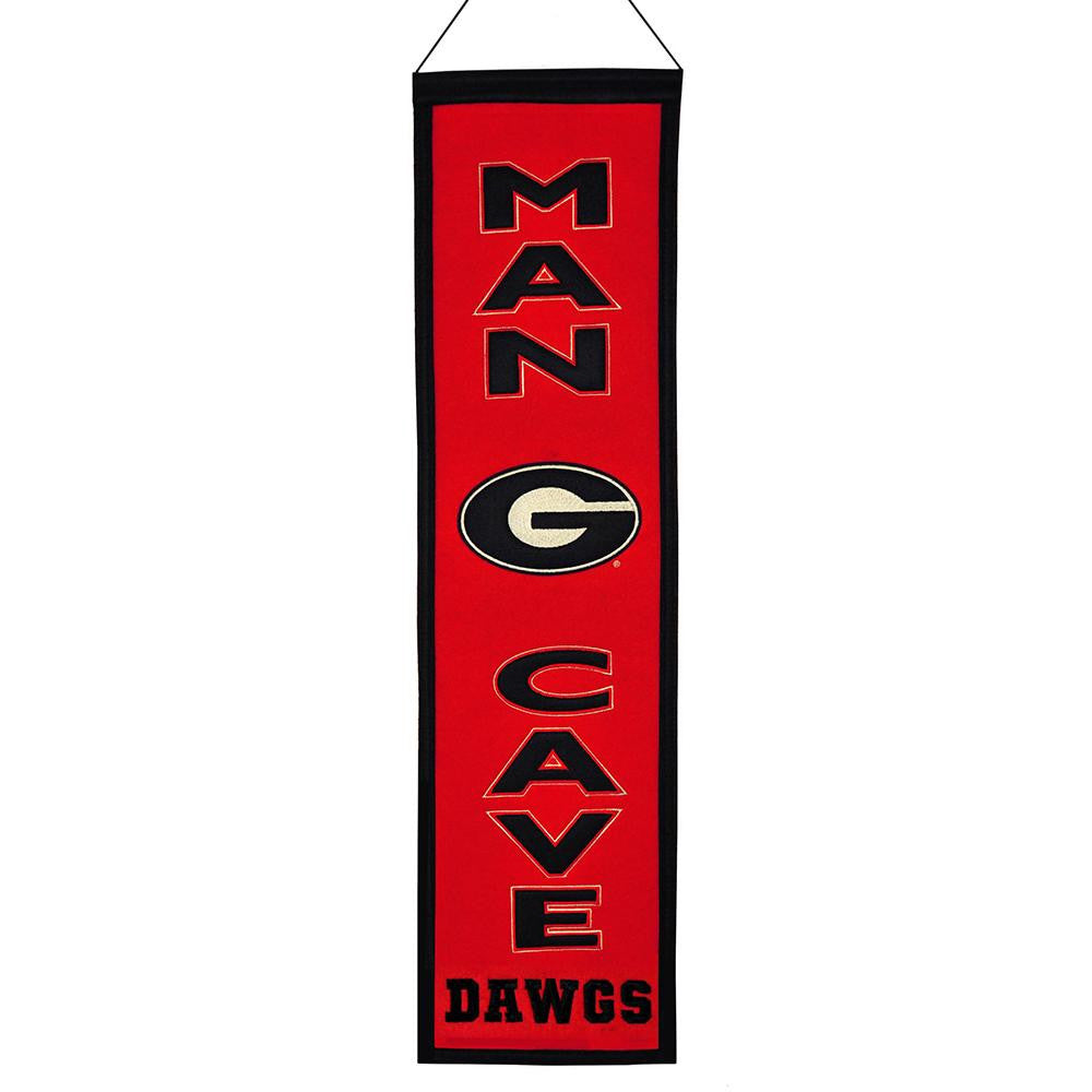 Georgia Bulldogs NCAA Man Cave Vertical Banner (8 x 32)