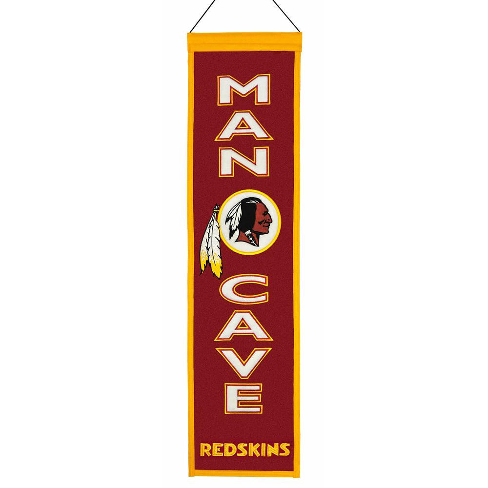 Washington Redskins NFL Man Cave Vertical Banner (8 x 32)