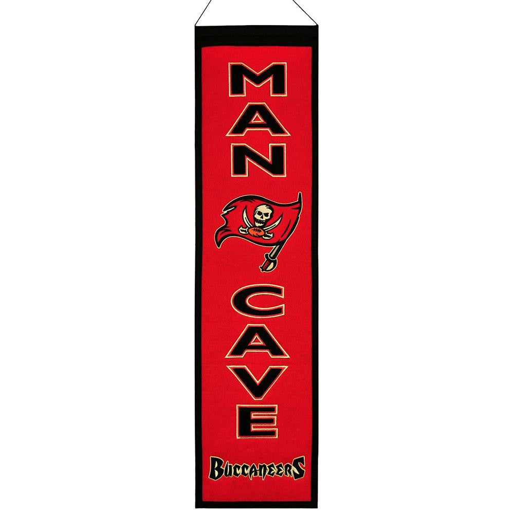 Tampa Bay Buccaneers NFL Man Cave Vertical Banner (8 x 32)