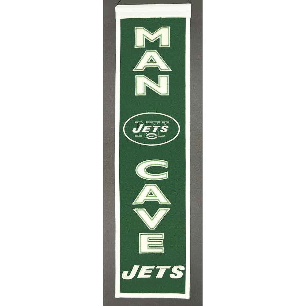 New York Jets NFL Man Cave Vertical Banner (8 x 32)