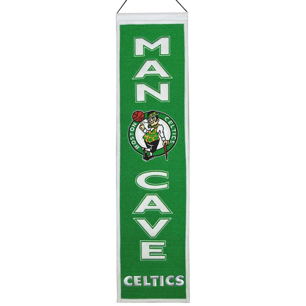 Boston Celtics NBA Man Cave Vertical Banner (8 x 32)
