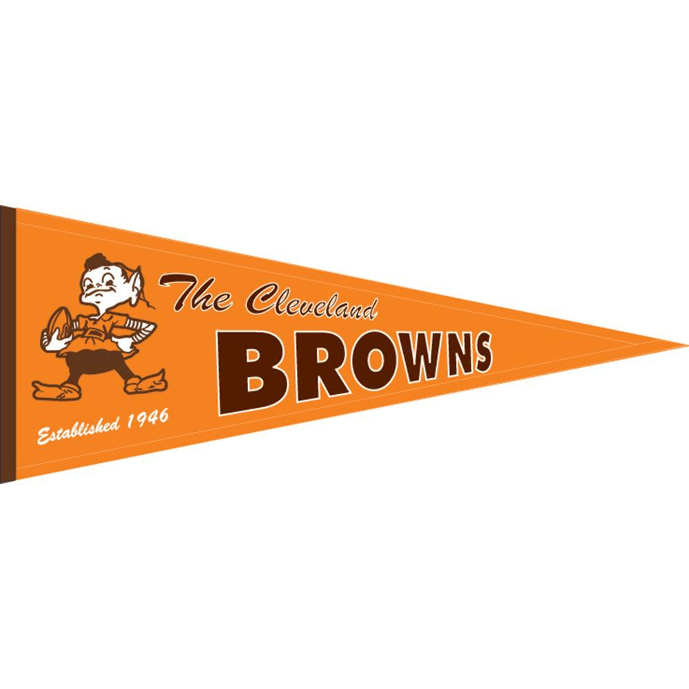 Cleveland Browns NFL Throwback Pennant (13x32)