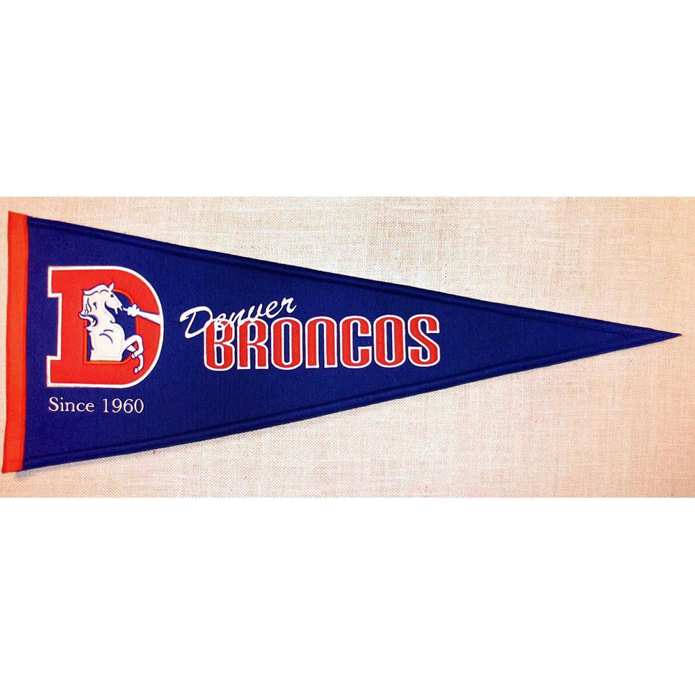 Denver Broncos NFL Throwback Pennant (13x32)