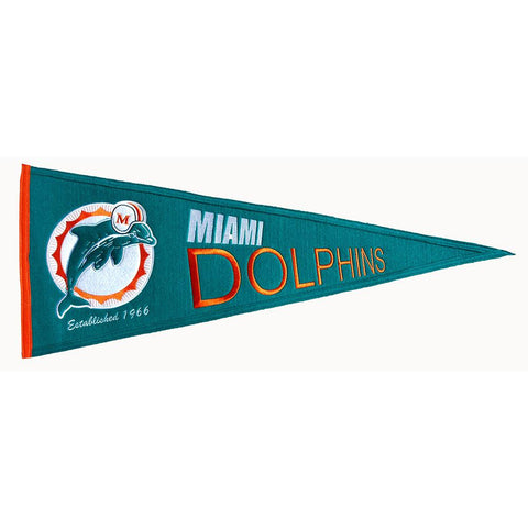 Miami Dolphins NFL Throwback Pennant (13x32)