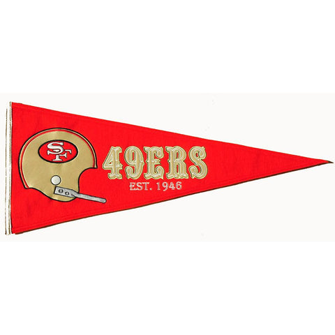 San Francisco 49ers NFL Throwback Pennant (13x32)