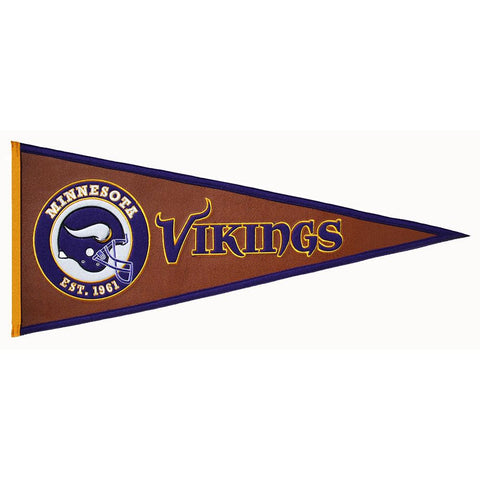 Minnesota Vikings NFL Pigskin Traditions Pennant (13x32)