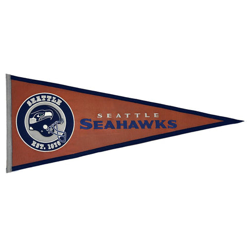 Seattle Seahawks NFL Pigskin Traditions Pennant (13x32)
