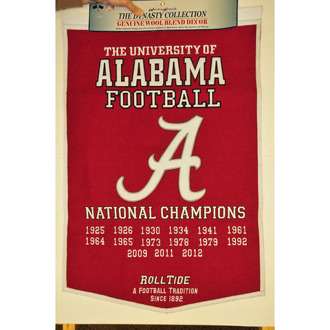 Alabama Crimson Tide NCAA Dynasty Banner (24x36)