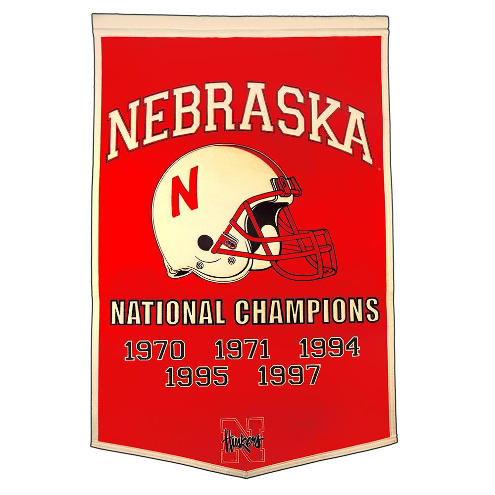 Nebraska Cornhuskers NCAA Dynasty Banner (24x36)