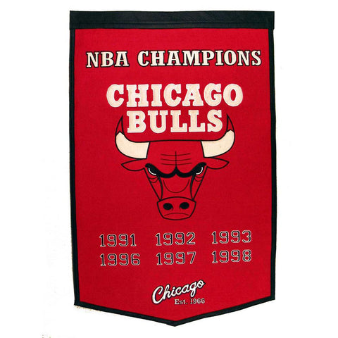 Chicago Bulls NBA Dynasty Banner (24x36)