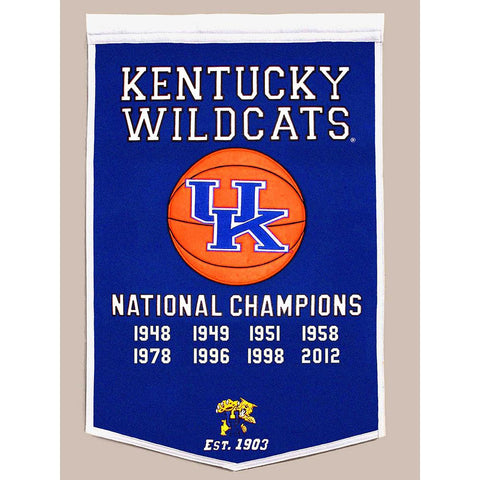 Kentucky Wildcats NCAA Dynasty Banner (24x36)