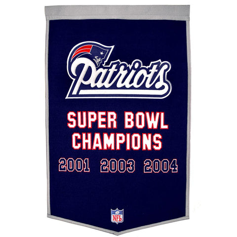 New England Patriots NFL Dynasty Banner (24x36)