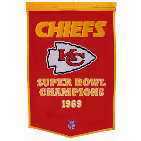 Kansas City Chiefs NFL Dynasty Banner (24x36)