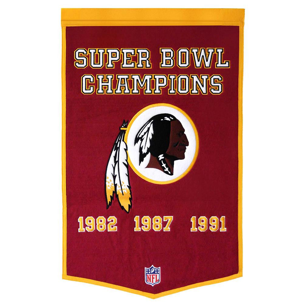 Washington Redskins NFL Dynasty Banner (24x36)