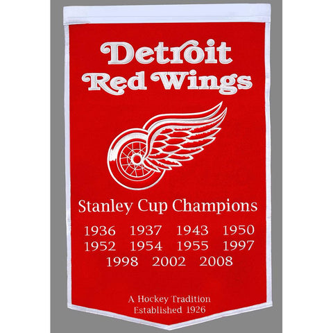 Detroit Red Wings NHL Dynasty Banner (24x36)